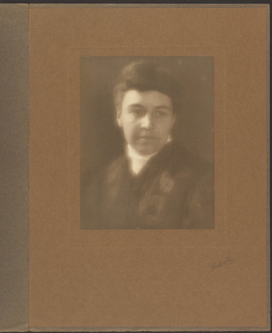 [Retrato de um homem com túnica] de Louis Fleckenstein