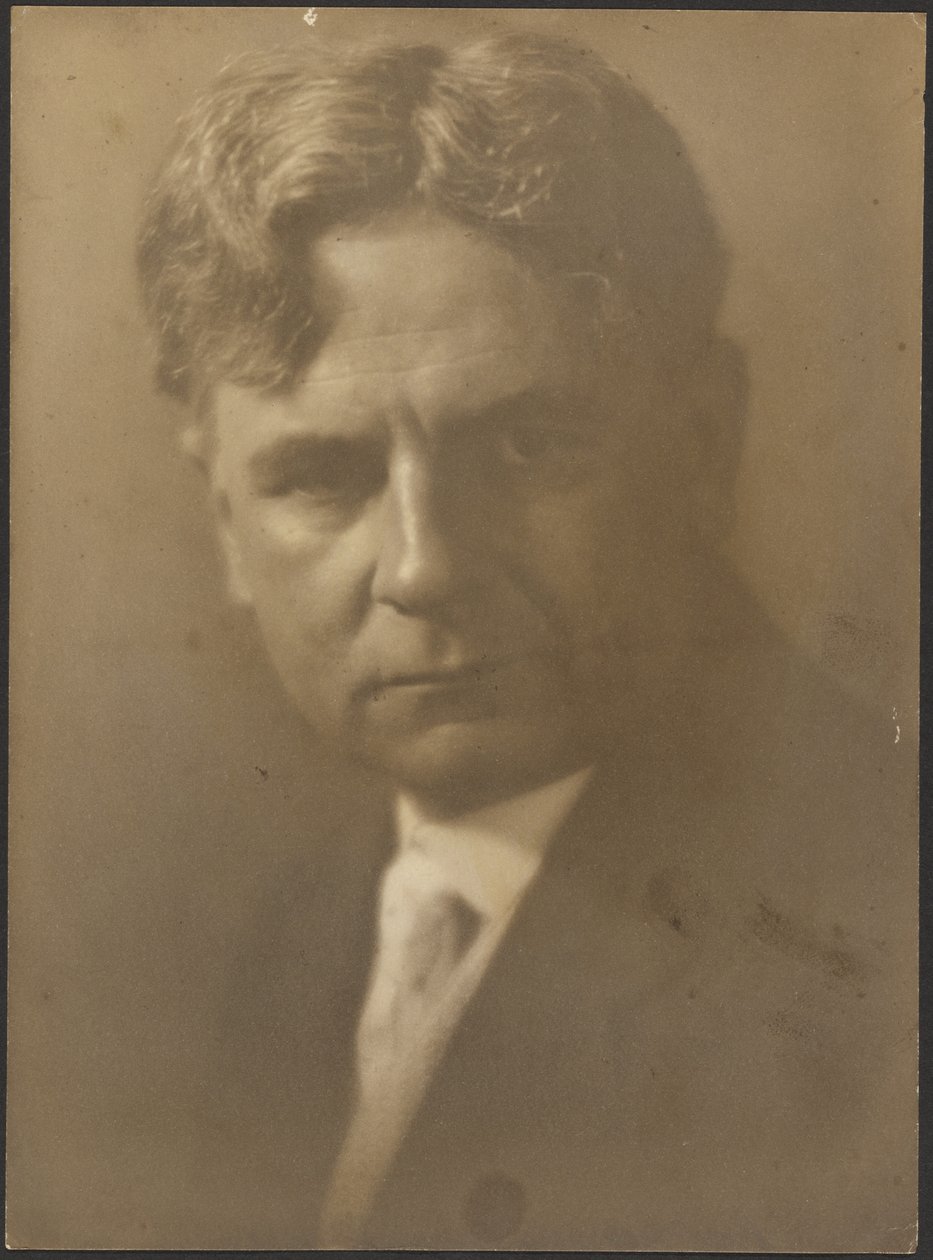 Retrato de um homem de olhos encovados de Louis Fleckenstein