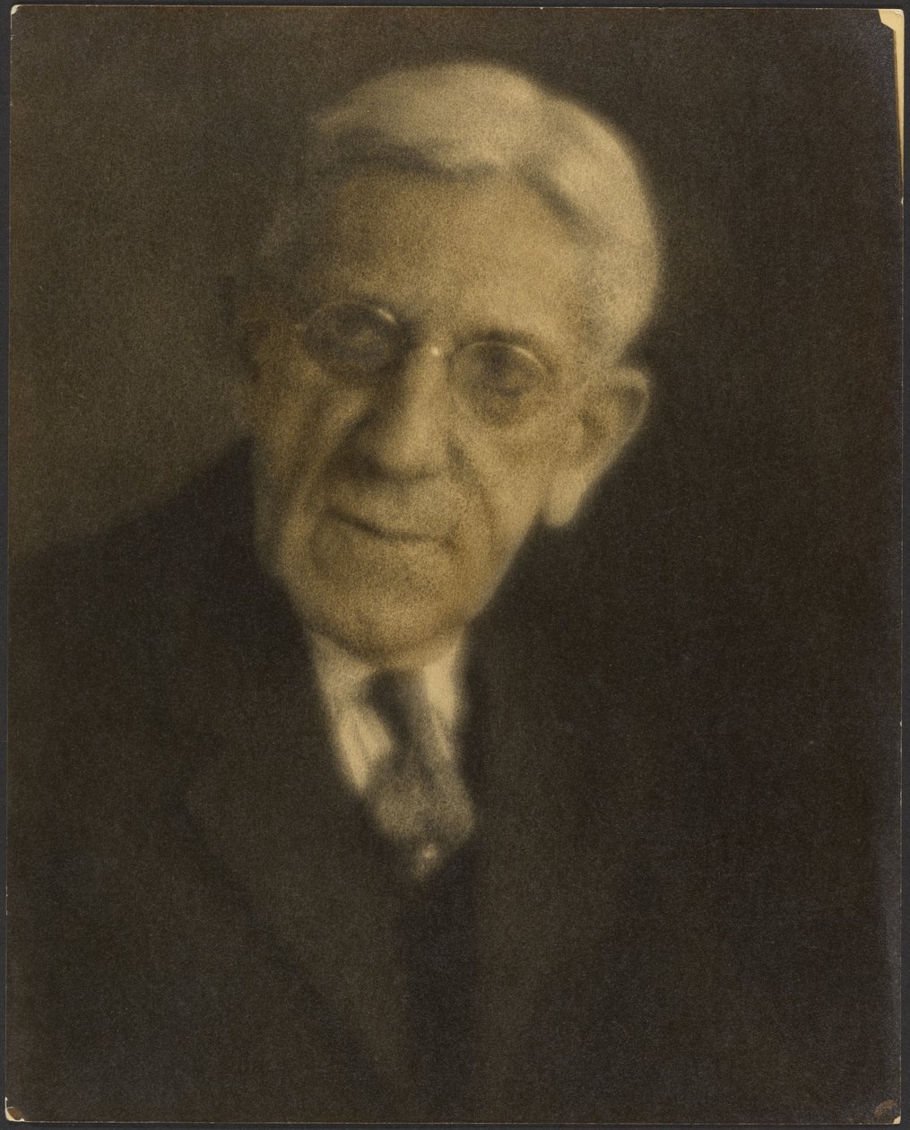 [Retrato de um homem com óculos] de Louis Fleckenstein