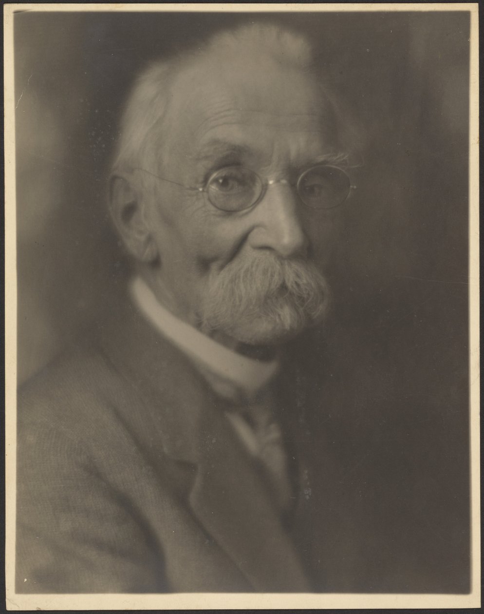 [Retrato de um homem com bigode comprido] de Louis Fleckenstein
