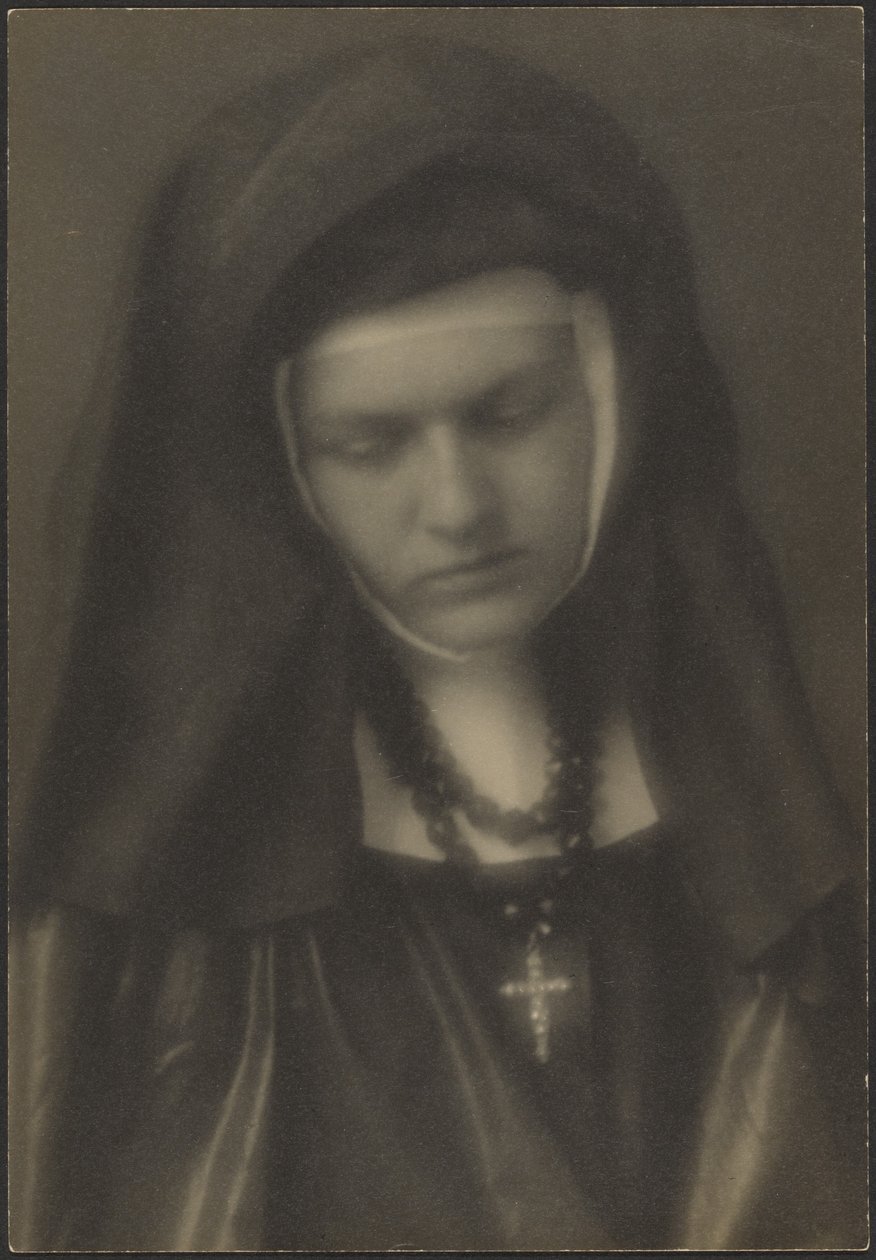 [Retrato de uma freira] de Louis Fleckenstein