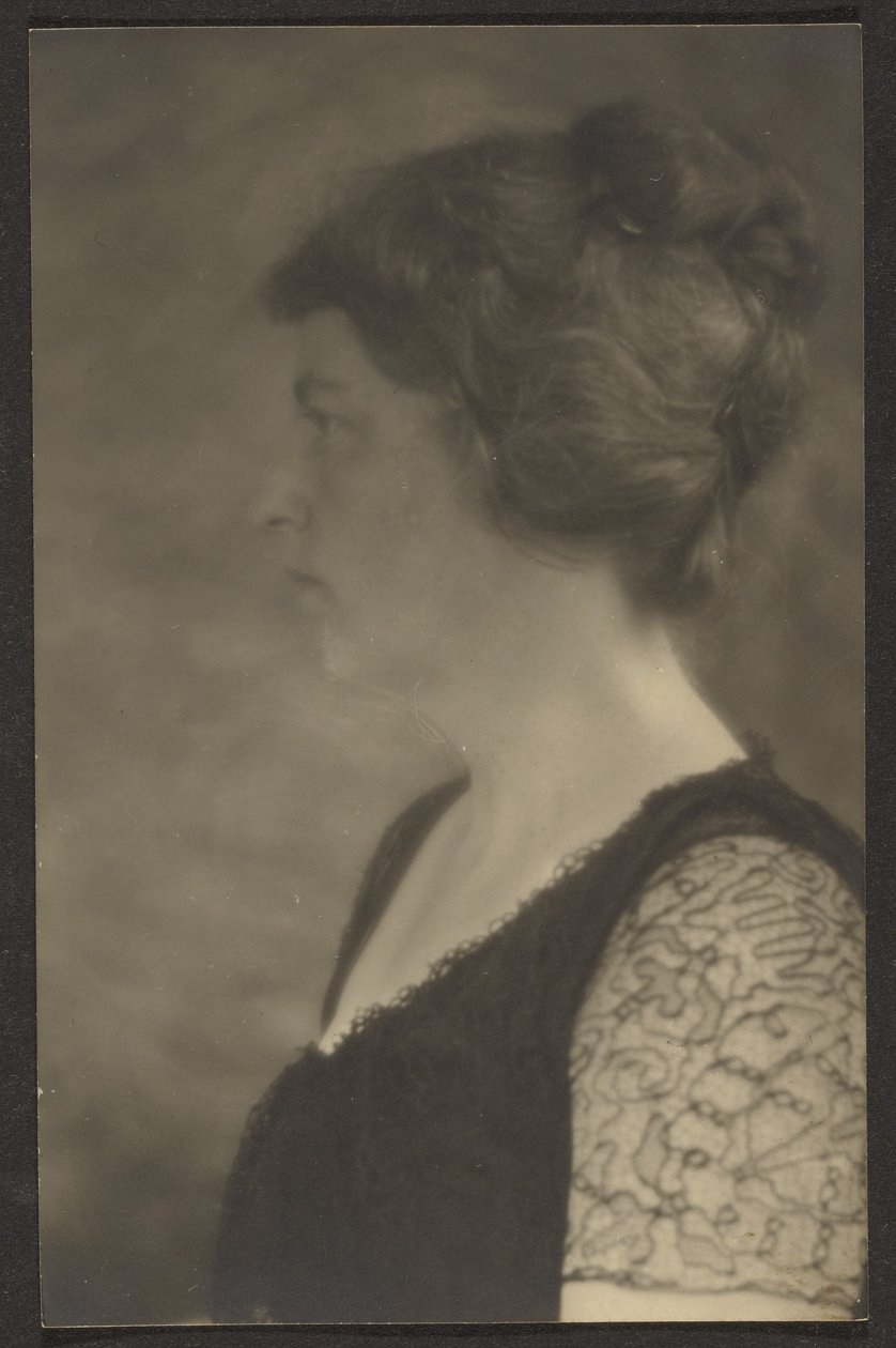 [Mulher de perfil] de Louis Fleckenstein