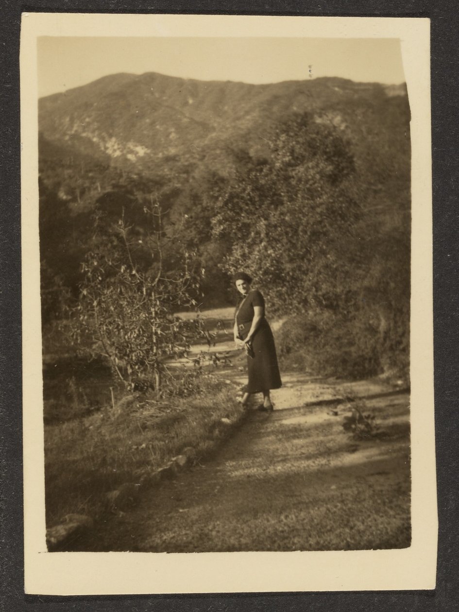 [Mulher no caminho]. de Louis Fleckenstein