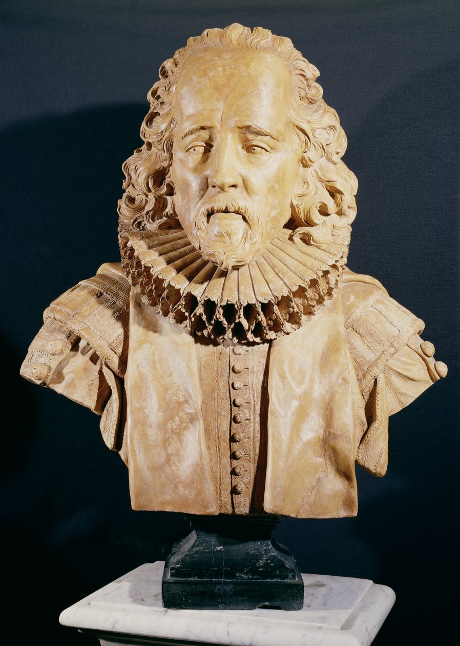 Sir Francis Bacon (1562-1626) Visconde de São Albanês (mármore) de Louis Francois Roubillac