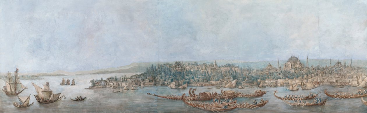 Panorama de Sarayburnu, final do século XVIII. de Louis Francois Cassas