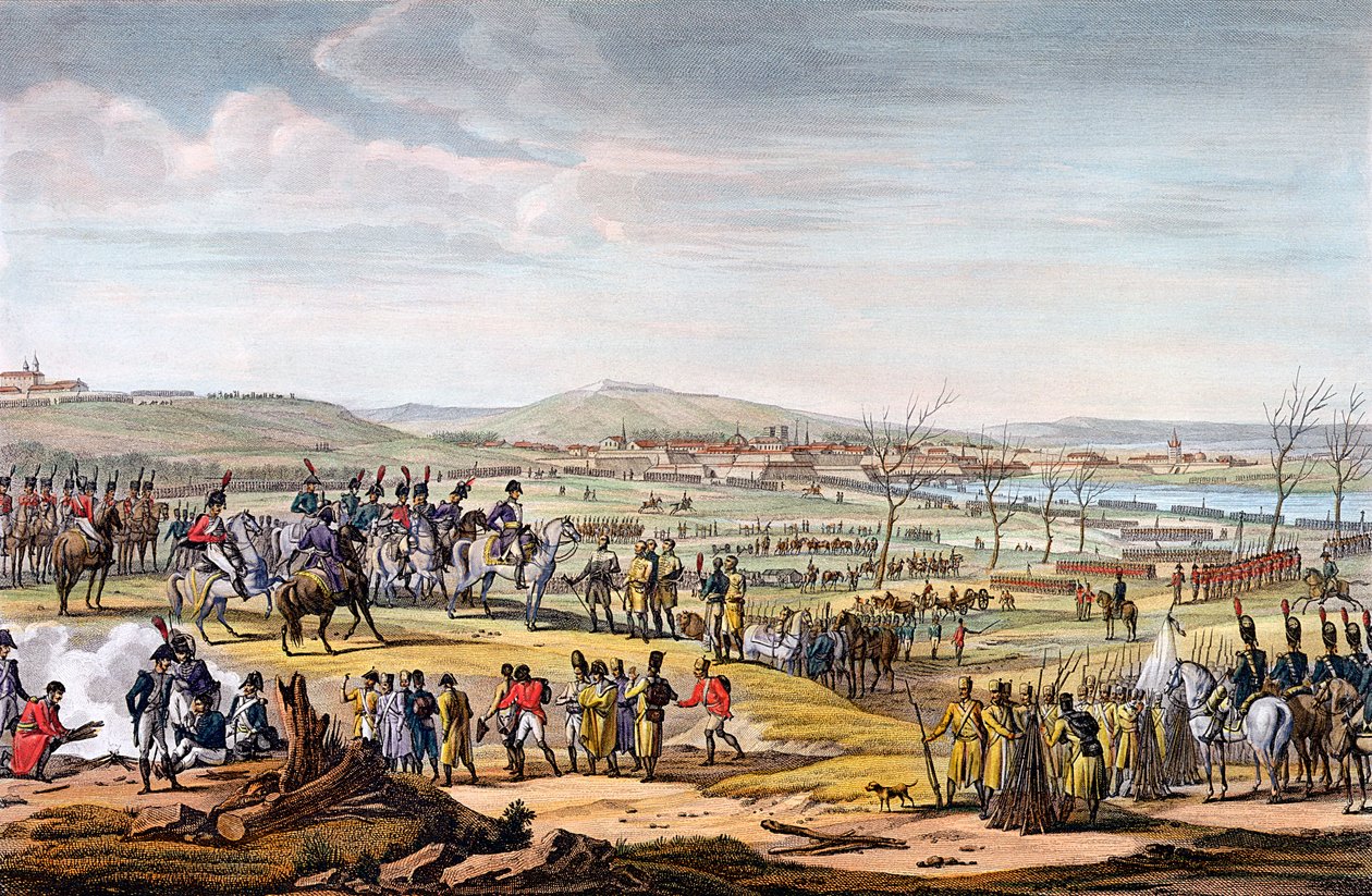 A Batalha de Ulm, Alemanha, 17 de outubro de 1805 de Louis Francois Couche