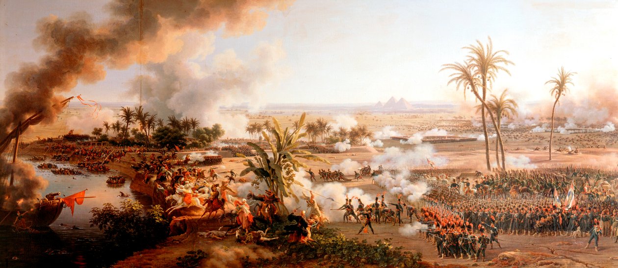 Batalha das Pirâmides, Egipto, 21 de Julho de 1798 de Louis Francois Lejeune