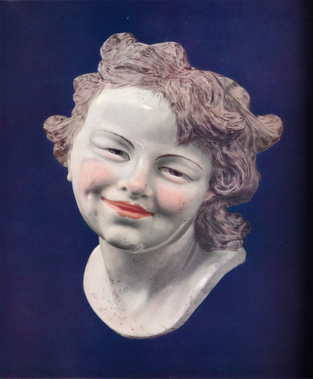 Cabeça da porcelana de Chelsea, c1746. de Louis Francois Roubiliac
