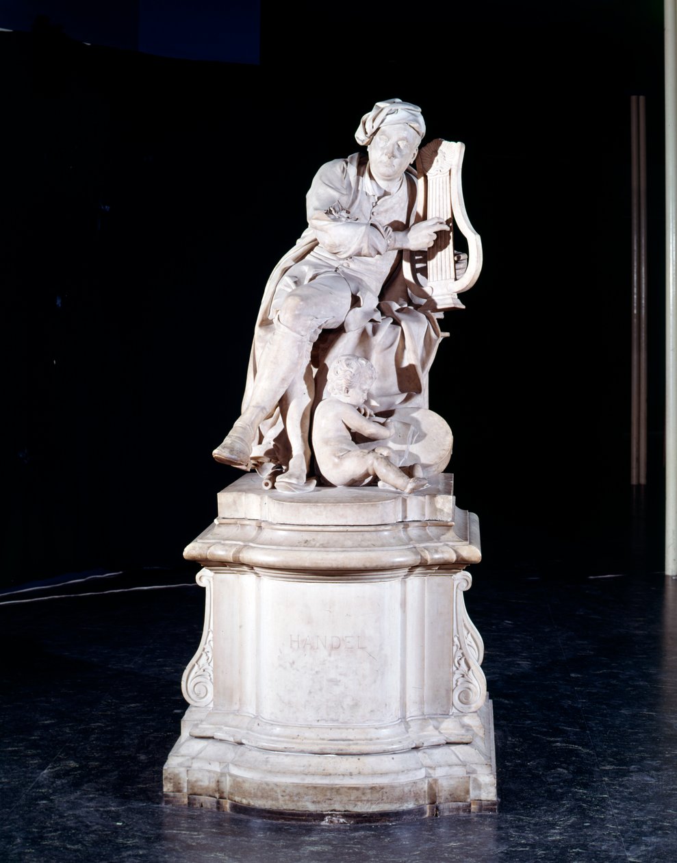 Estátua de George Frederic Handel, de Roubiliac de Louis Francois Roubilliac