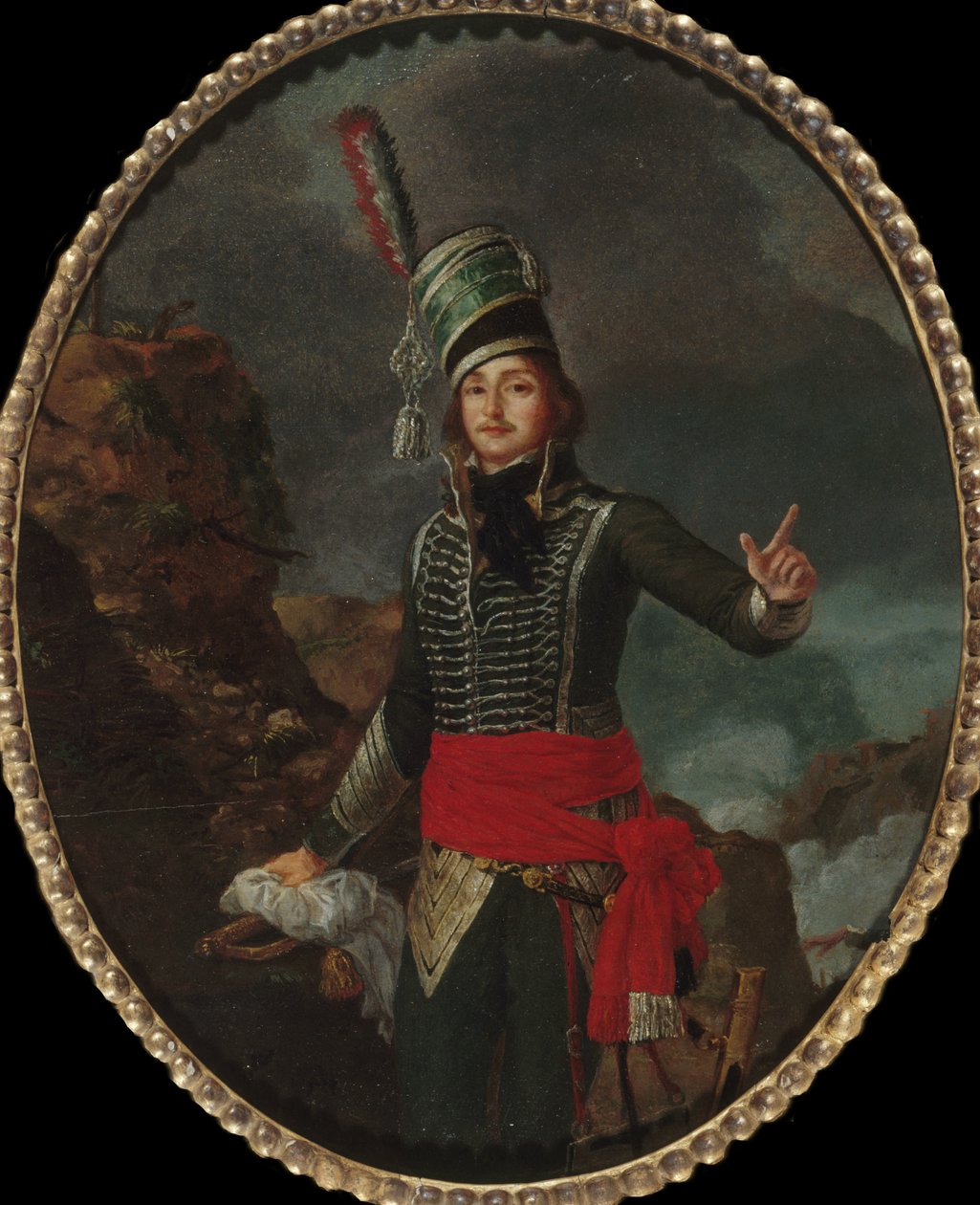 Retrato do general François Séverin Marceau-Desgraviers 1769-1796, c. 1796. de Louis François Sergent Marceau