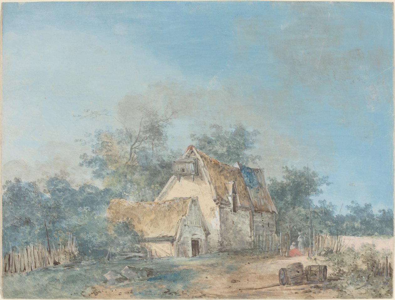 Paisagem de Louis Gabriel Moreau the Elder