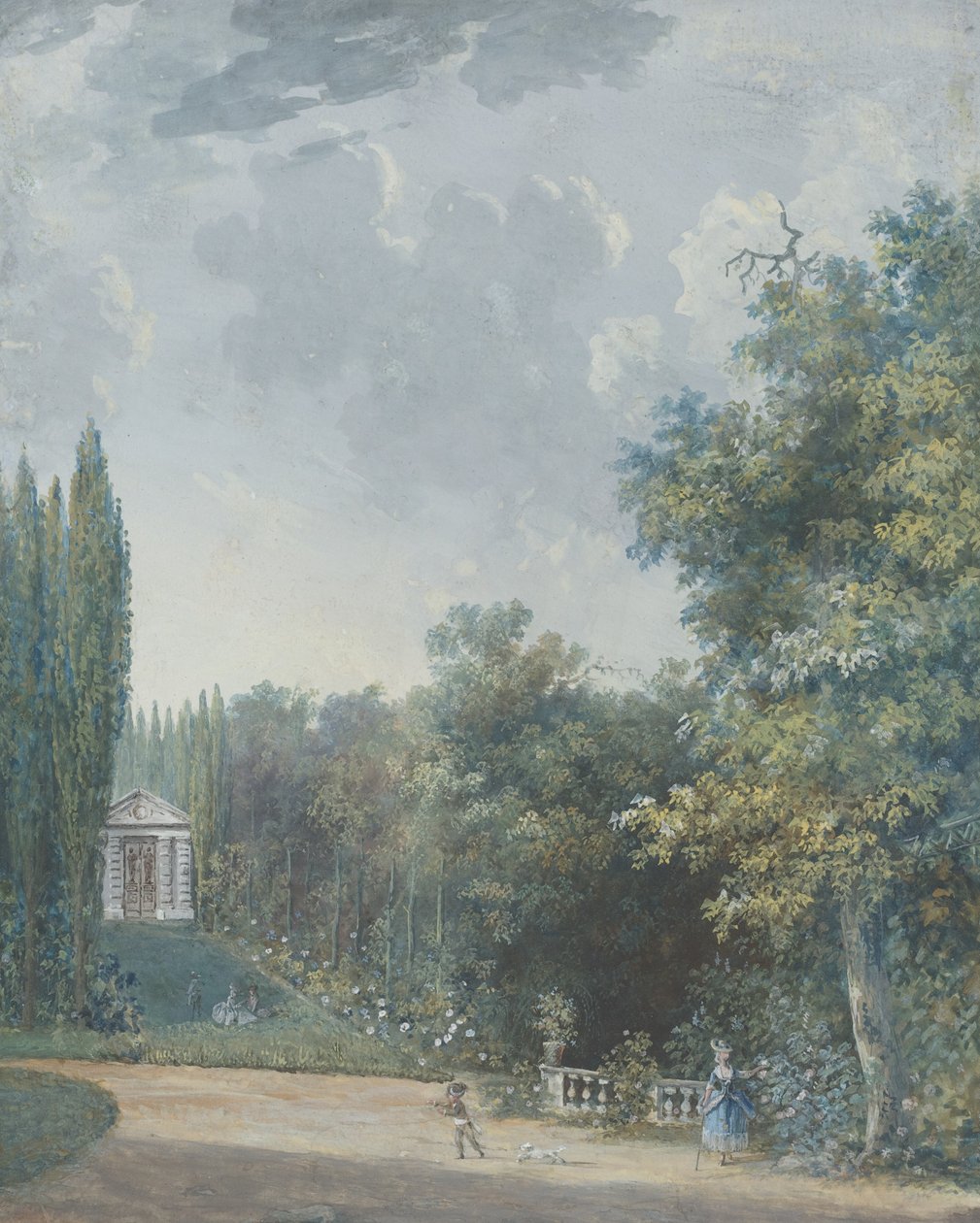 Vista do Parque de Louis Gabriel Moreau the Elder