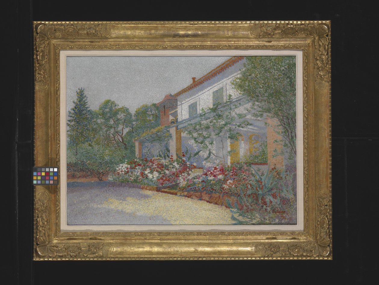 Villa In The Midi, data desconhecida (óleo sobre tela) de Louis Gaidan