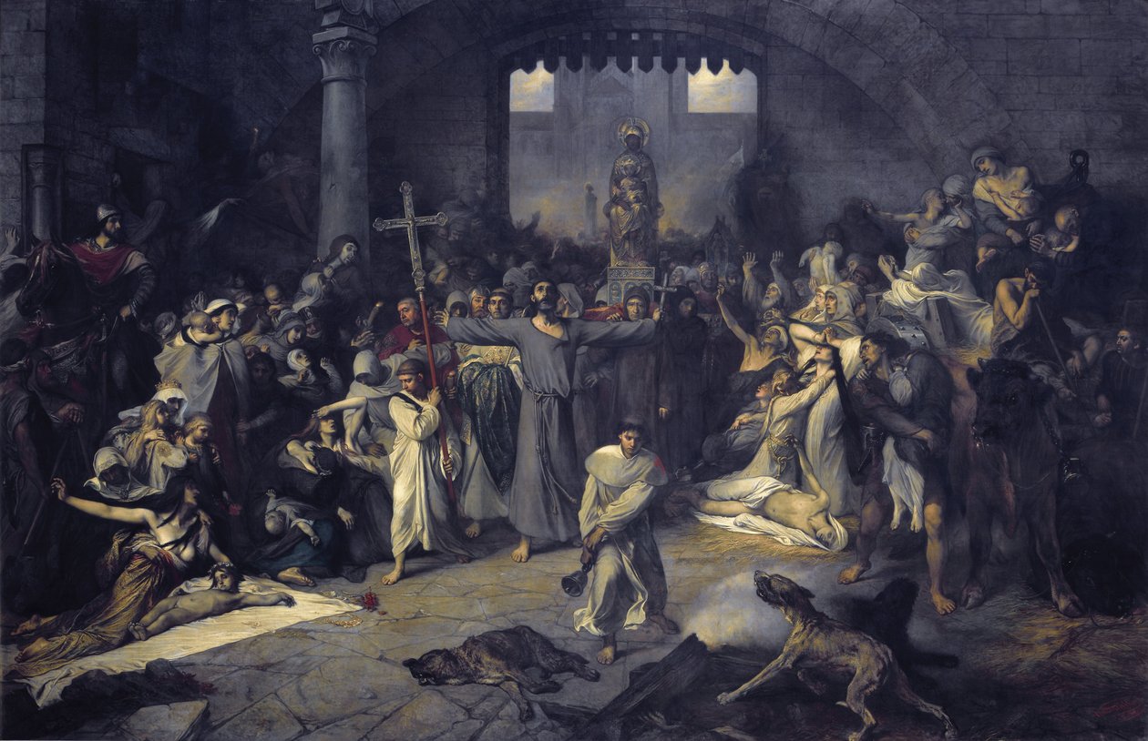 A peste em Tournai em 1095 de Louis Galarn