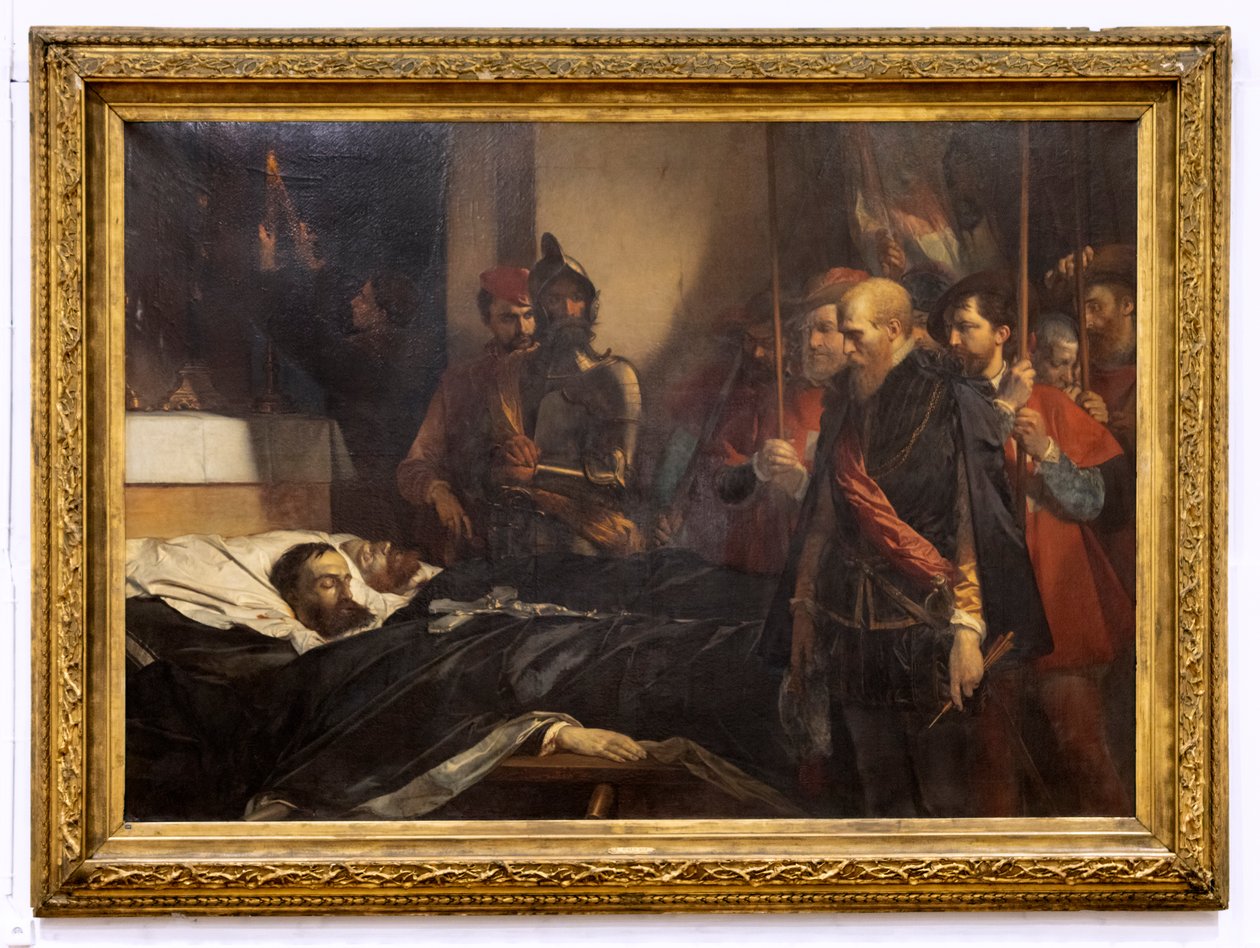Últimas honras para os Duques Egmont e Horne de Louis Gallait