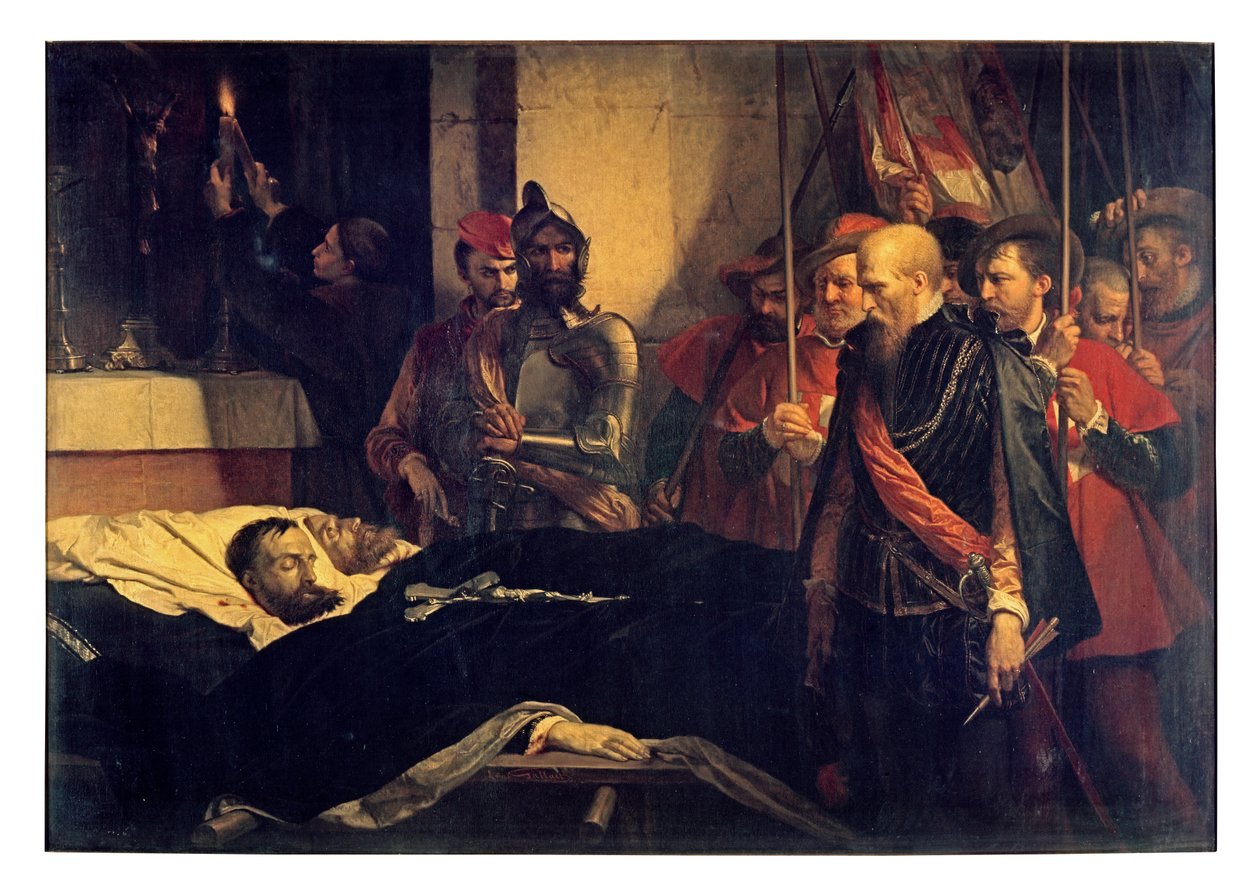Última Homenagem aos Condes Egmont e Hoorn (óleo sobre tela) de Louis Gallait