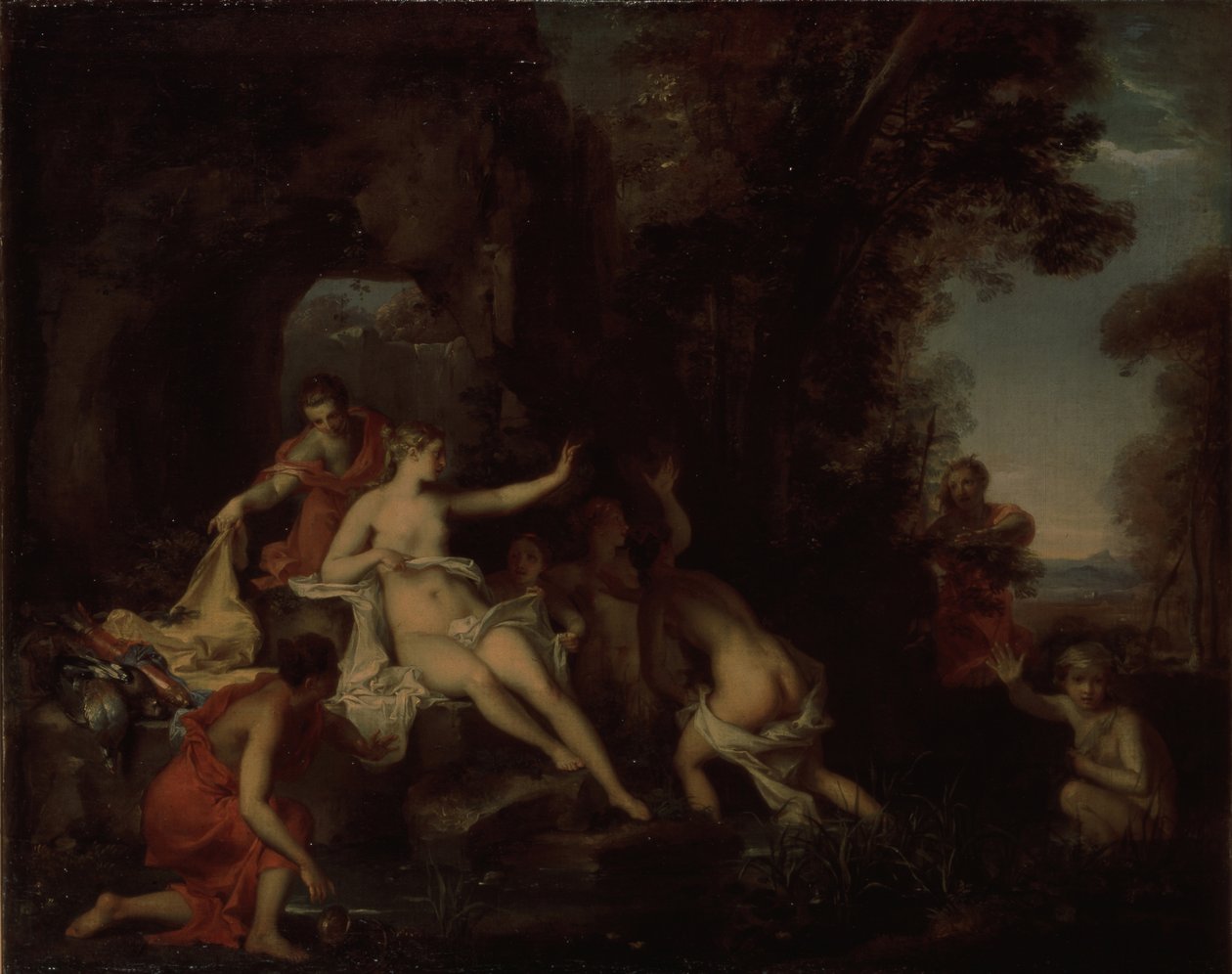 Diana e Actaeon de Louis Galloche