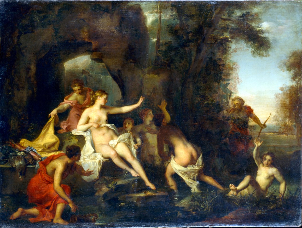 "Diana e Actaeon", 1732 de Louis Galloche