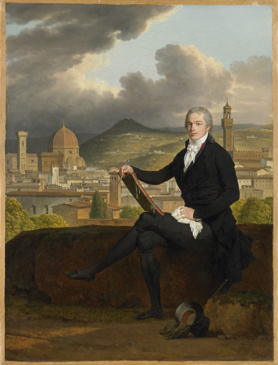 Retrato do Dr. Thomas Penrose, 1798 de Louis Gauffier