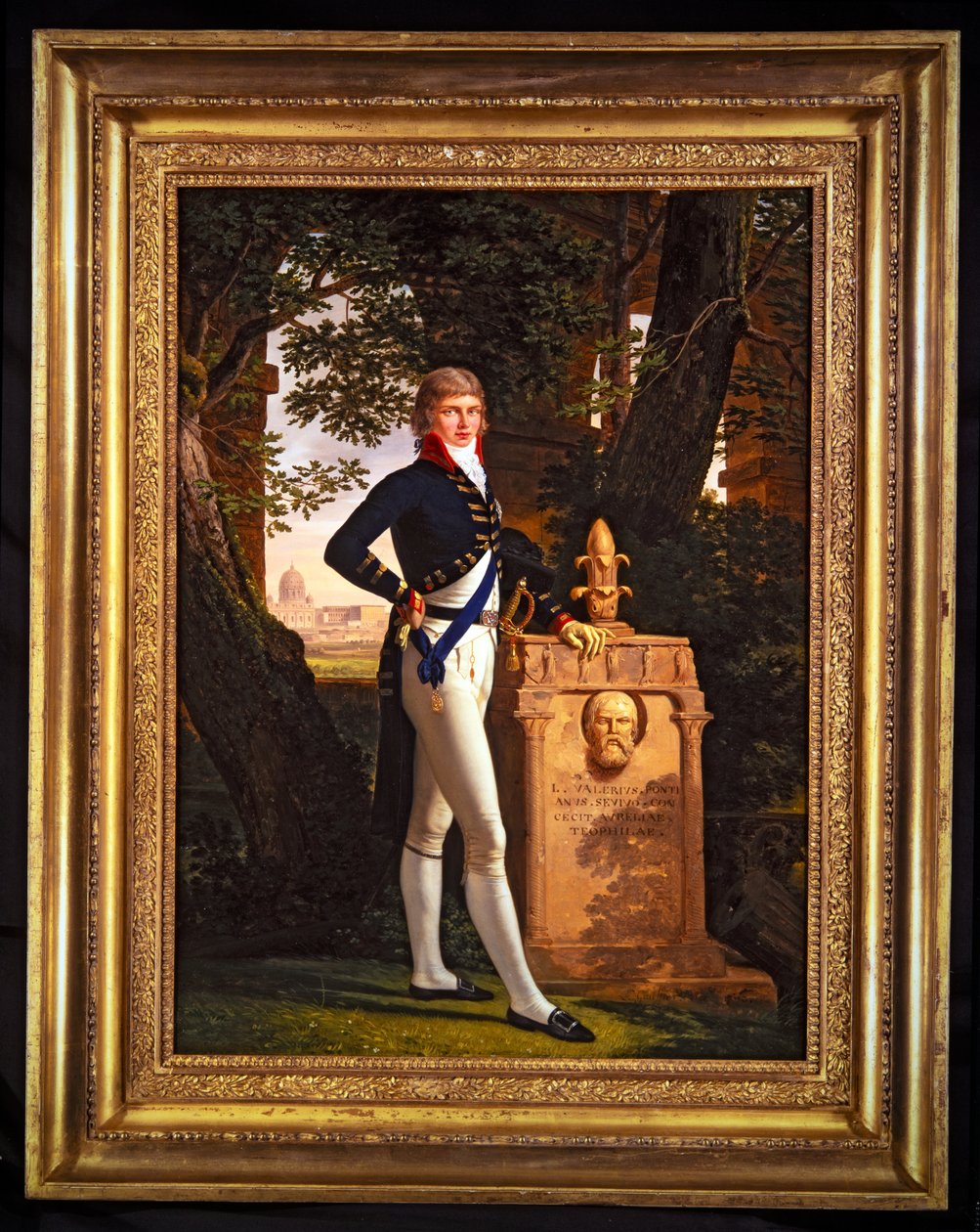 Retrato do Príncipe Augustus Frederick, mais tarde Duque de Sussex (óleo sobre tela) de Louis Gauffier