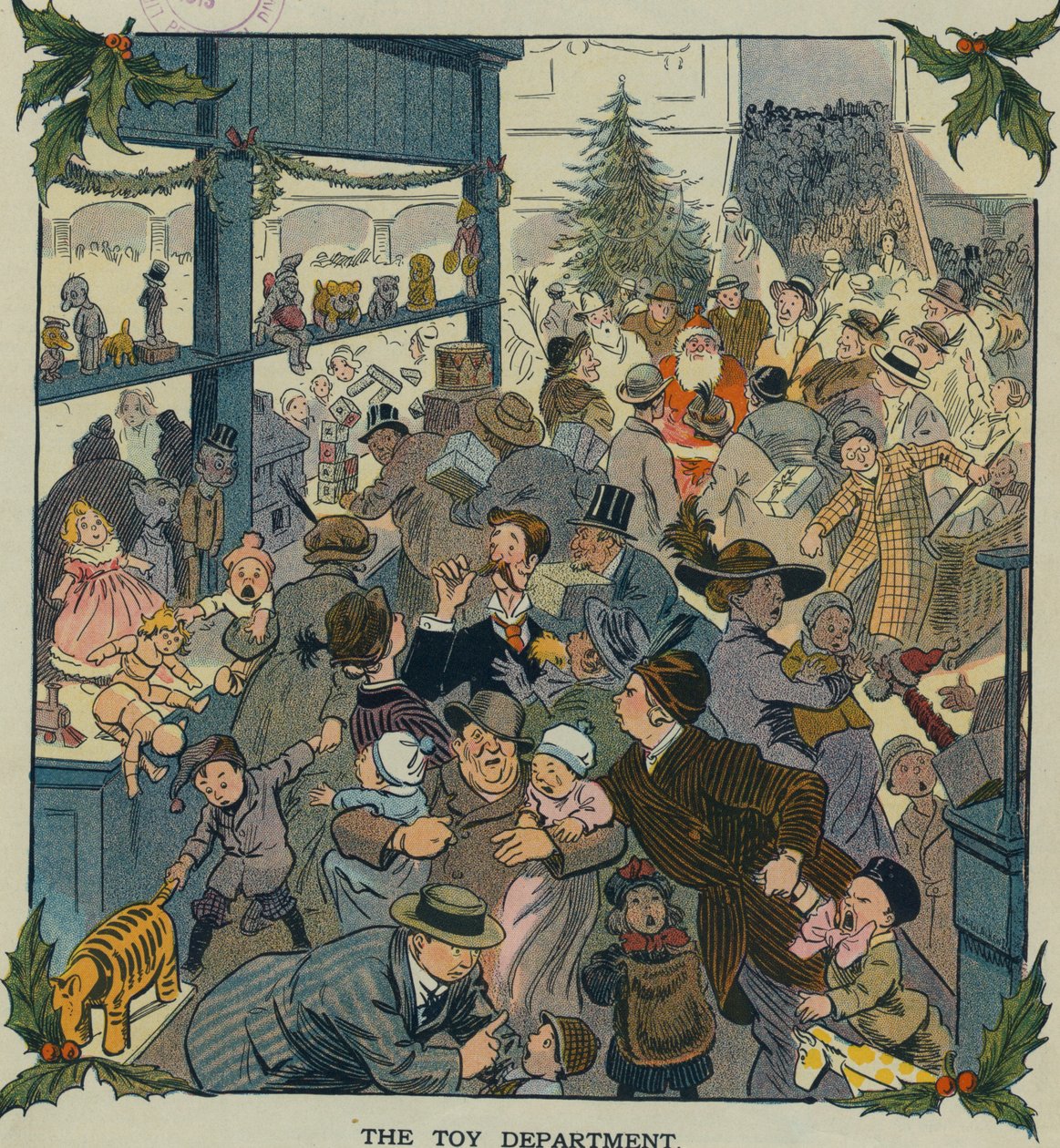 Departamento de Brinquedos, EUA 1910 (impressão) de Louis Glackens
