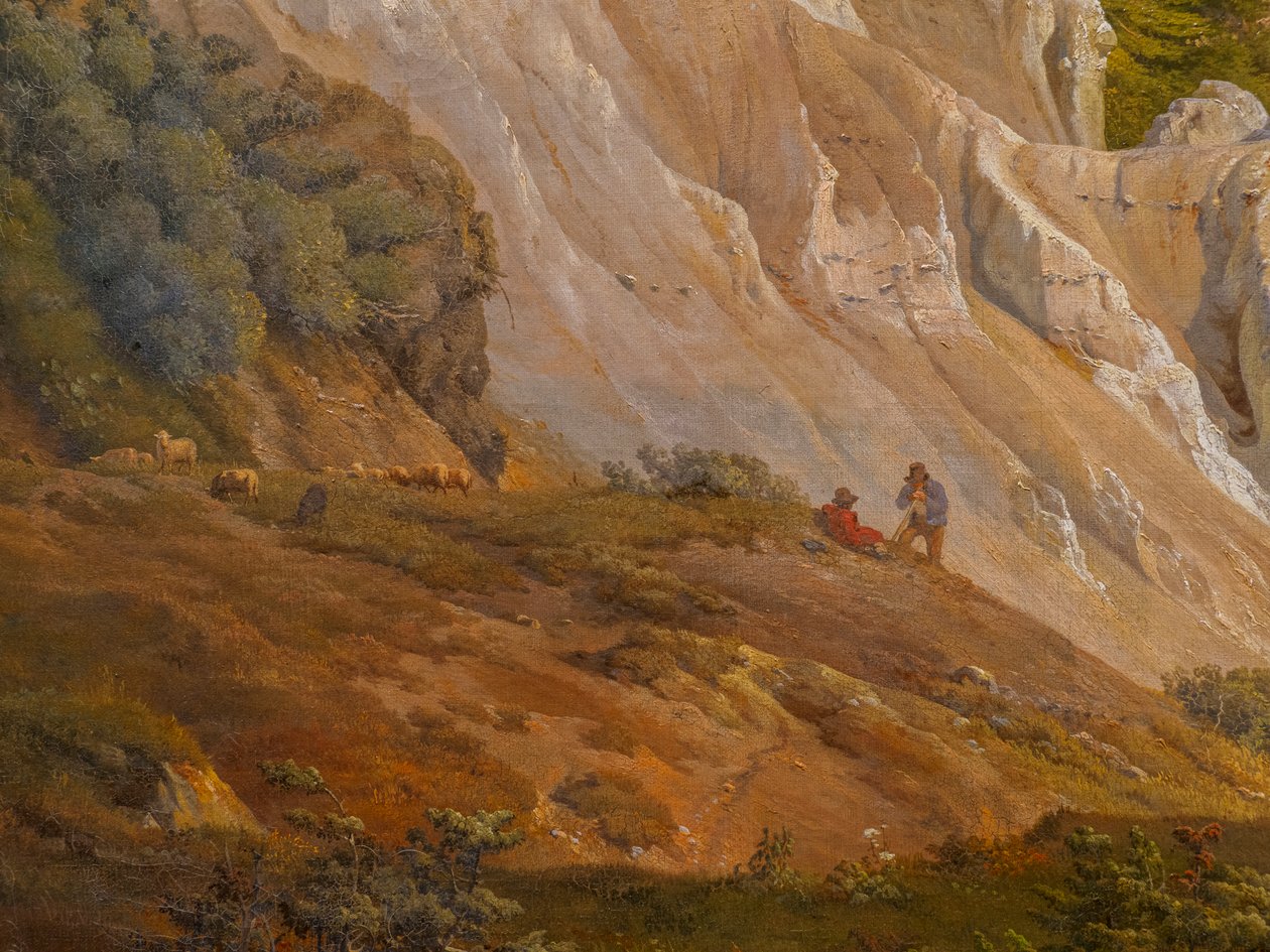 As falésias de Møns Klint de Louis Gurlitt