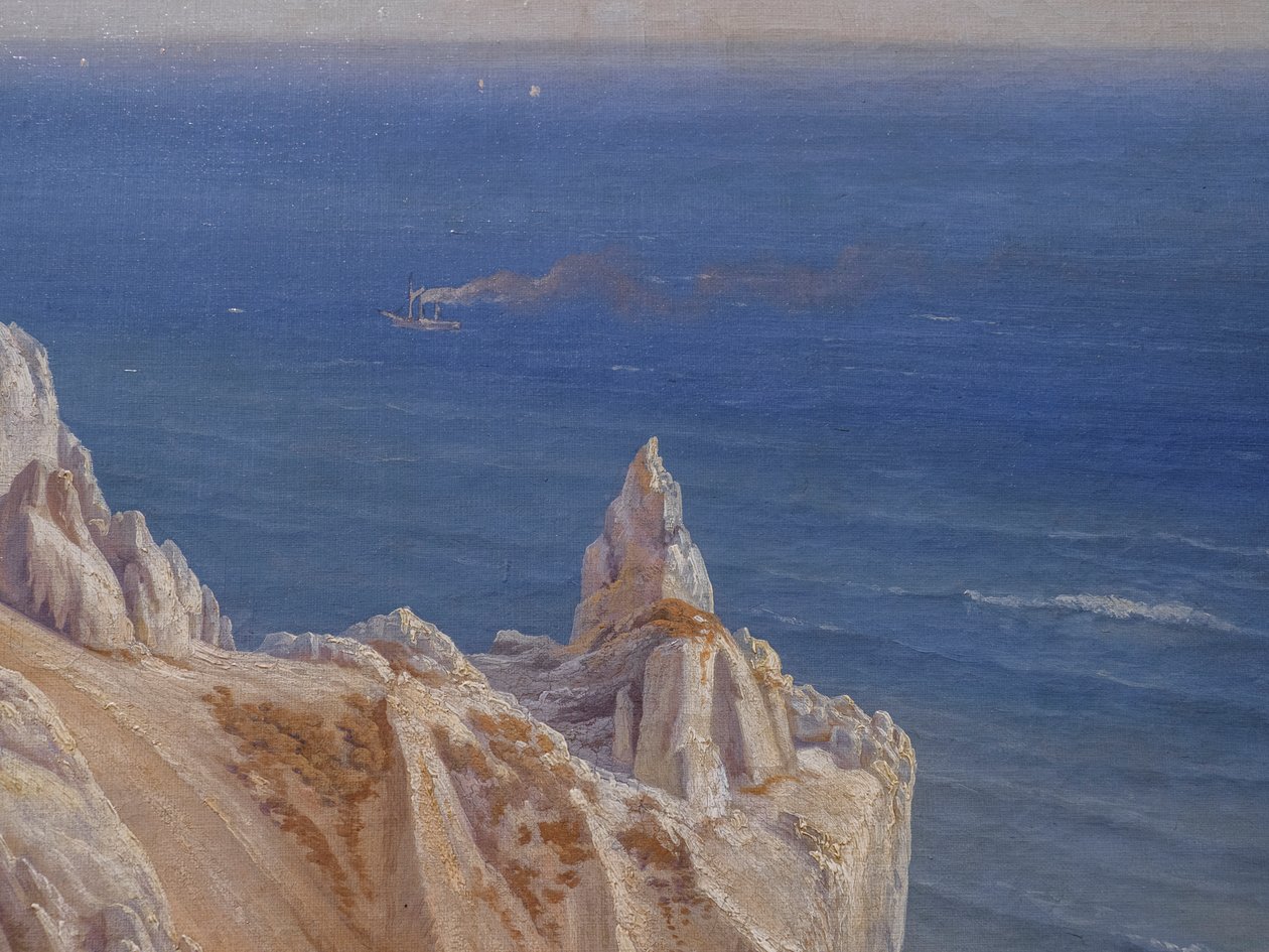 As falésias de Møns Klint de Louis Gurlitt