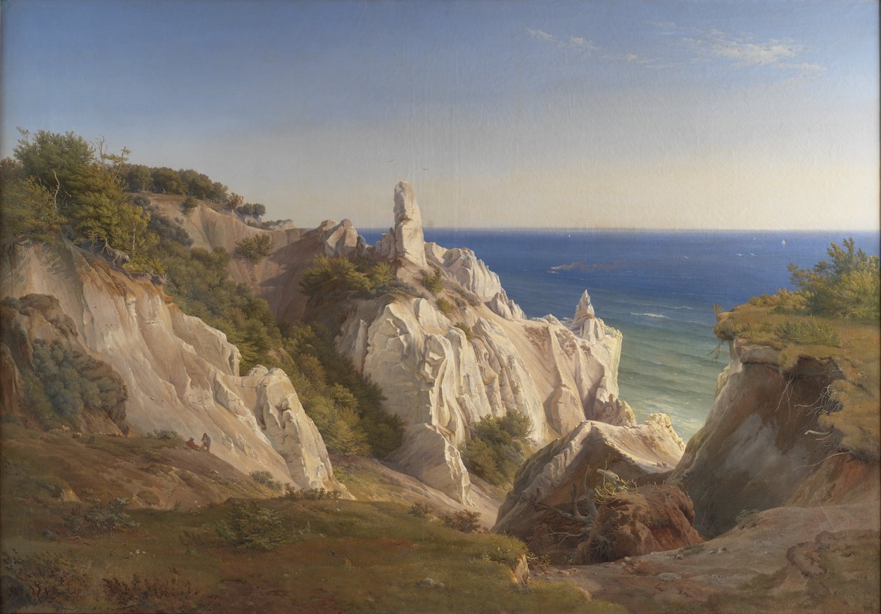 Os penhascos da ilha de Møn de Louis Gurlitt