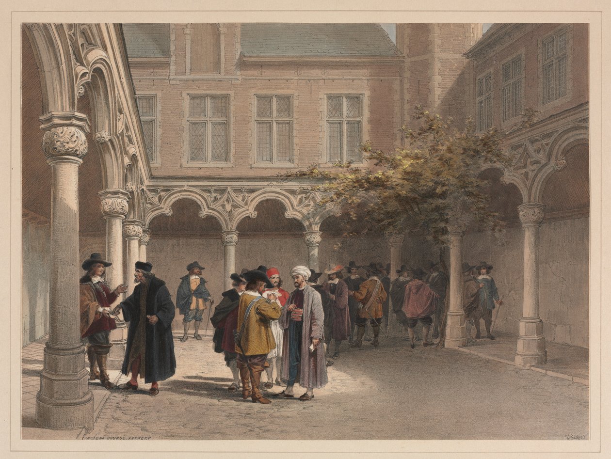 Ancien Bourse, Antuérpia de Louis Haghe