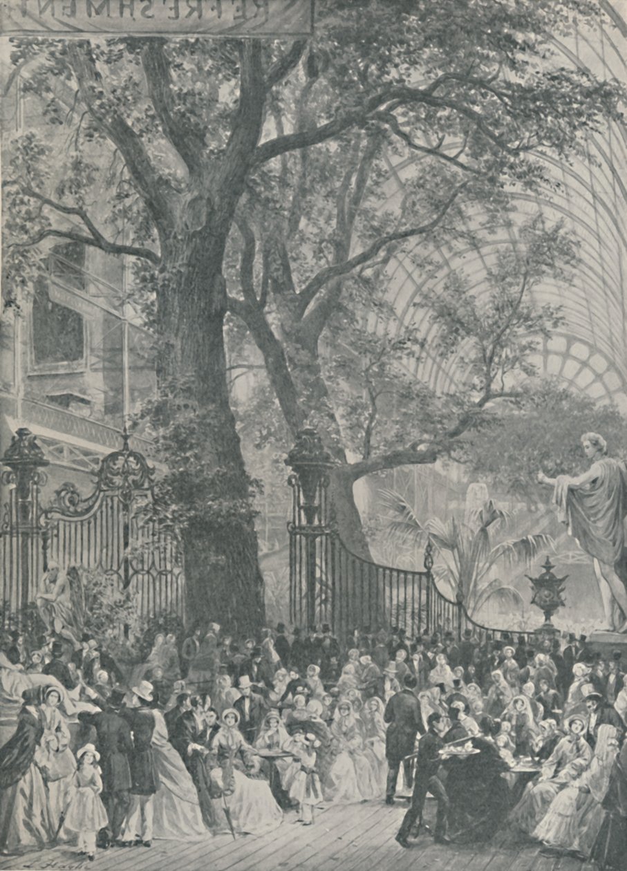 Na Grande Exposição, 1851, 1920 de Louis Haghe