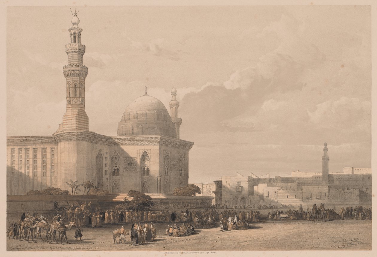 Egito e Núbia: Volume III - No. 38, Mesquita do Sultão Hassan da Grande Praça do Rameyleh de Louis Haghe