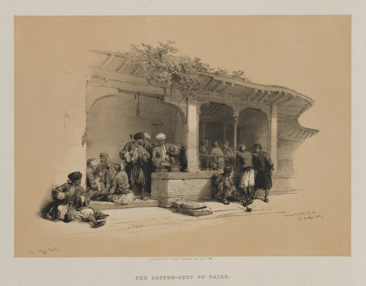 Egito e Núbia, Volume III: The Coffee Shop de Louis Haghe