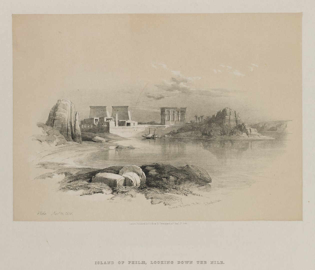 Egito e Núbia, Volume II: Philae de Louis Haghe