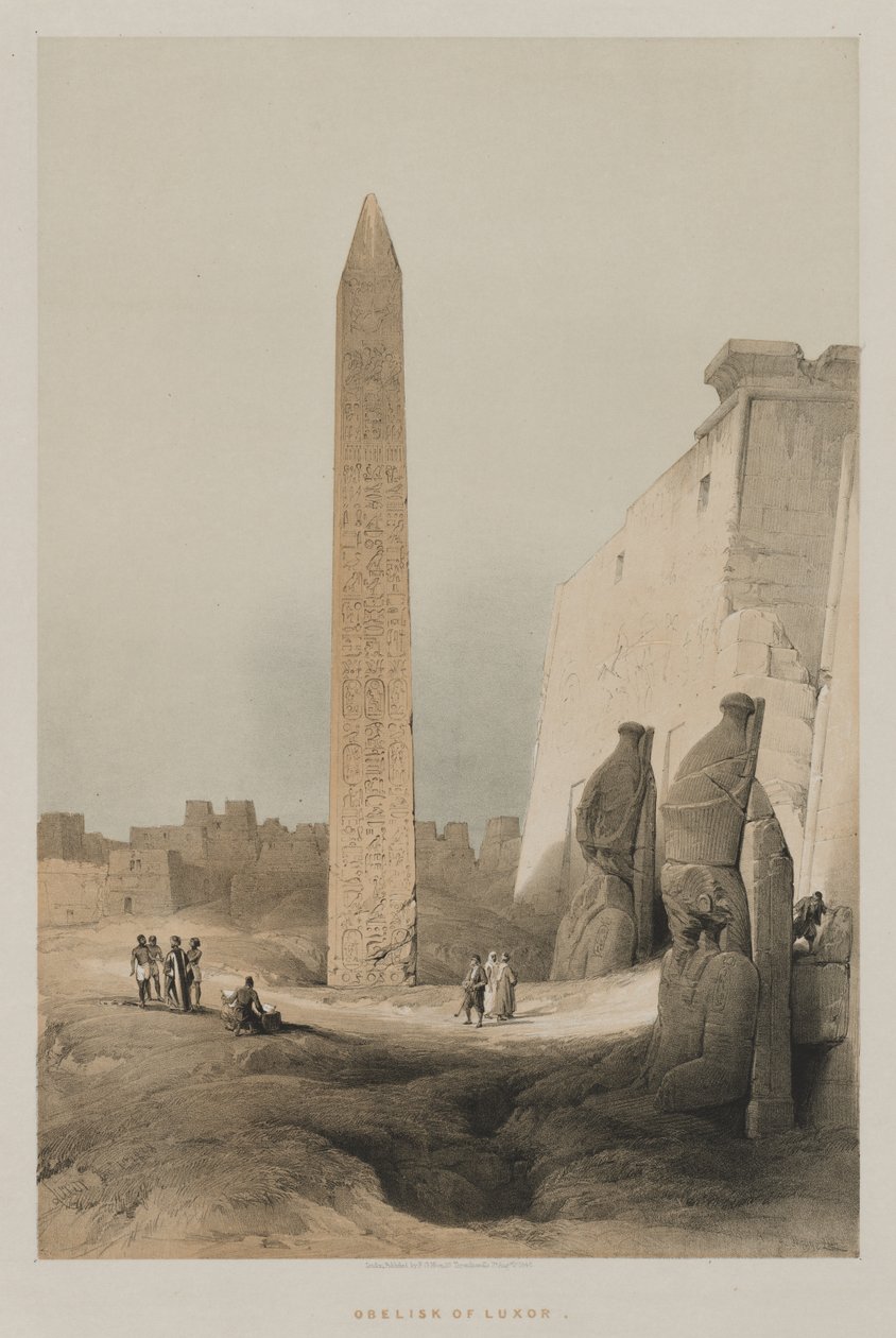 Egito e Núbia, Volume I: Luxor, 1846. de Louis Haghe