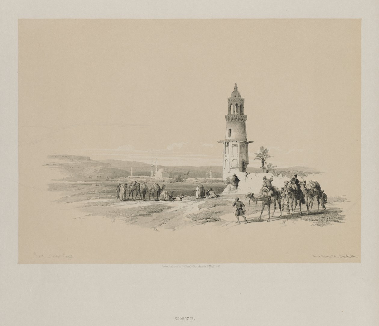Egito e Núbia, Volume I: Siout - Alto Egito, 1847. de Louis Haghe