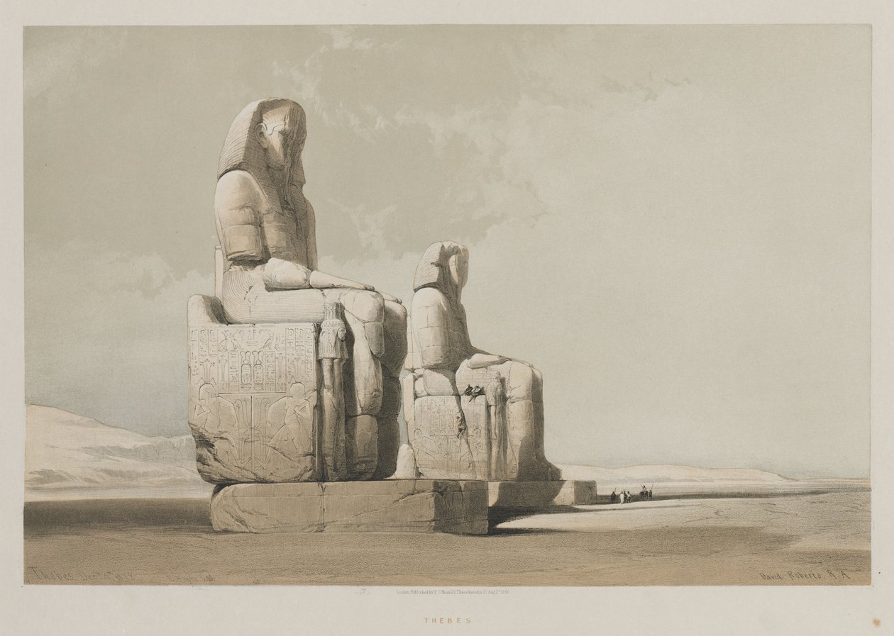 Egito e Núbia, Volume I: Tebas, 1846. de Louis Haghe