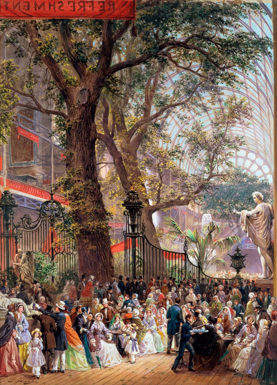 Grande Exposição, 1851: interior de Louis Haghe