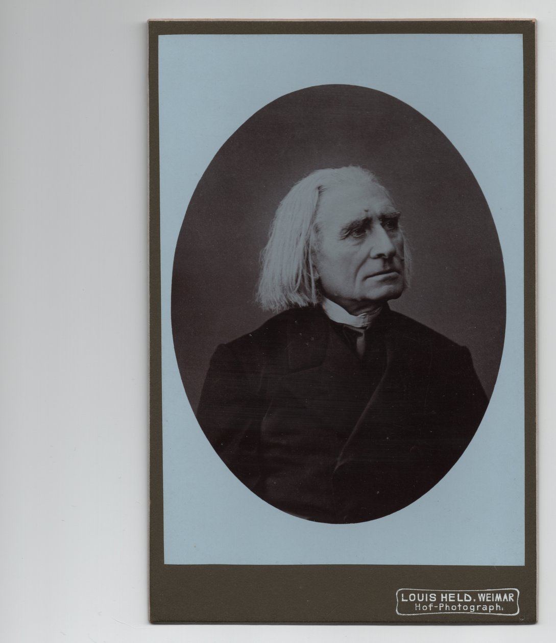 Franz Liszt (1811-1886) (1880, fotografia) de Louis Held