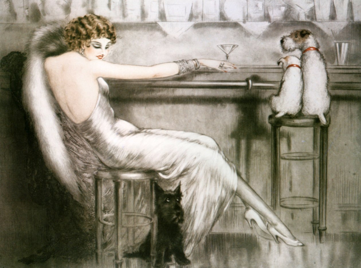 Ilustração de livros de Louis Icart