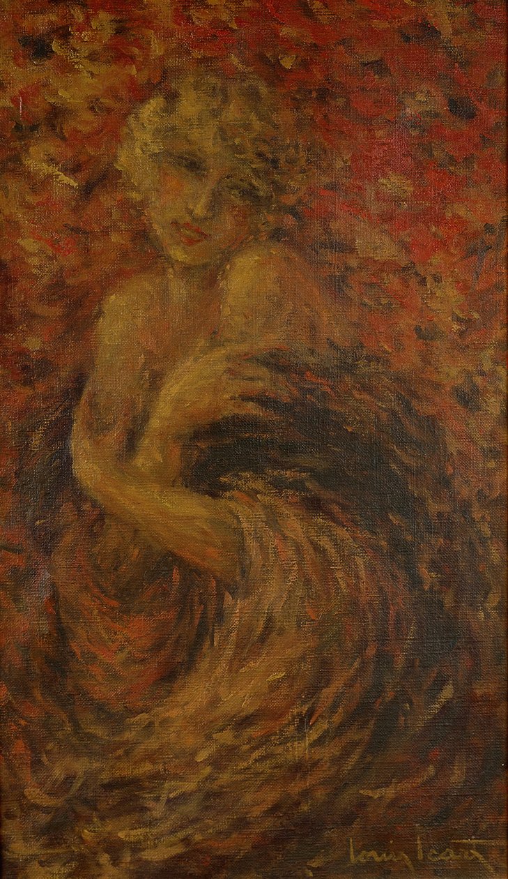 Fanny, envolta em um manto de Louis Icart