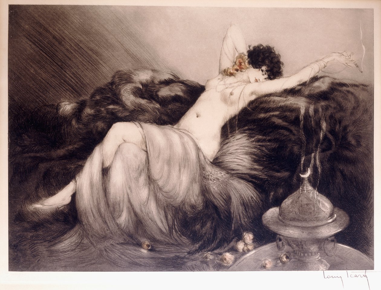 Fumo; Fumaça de Louis Icart