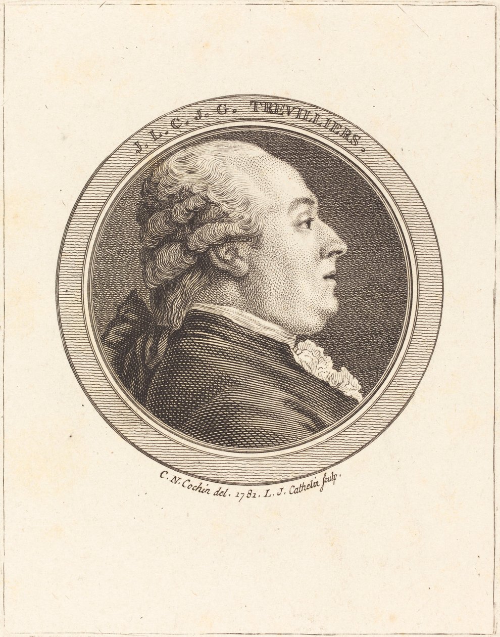 J. Trevilliers de Louis Jacques Cathelin after Charles Nicolas Cochin II