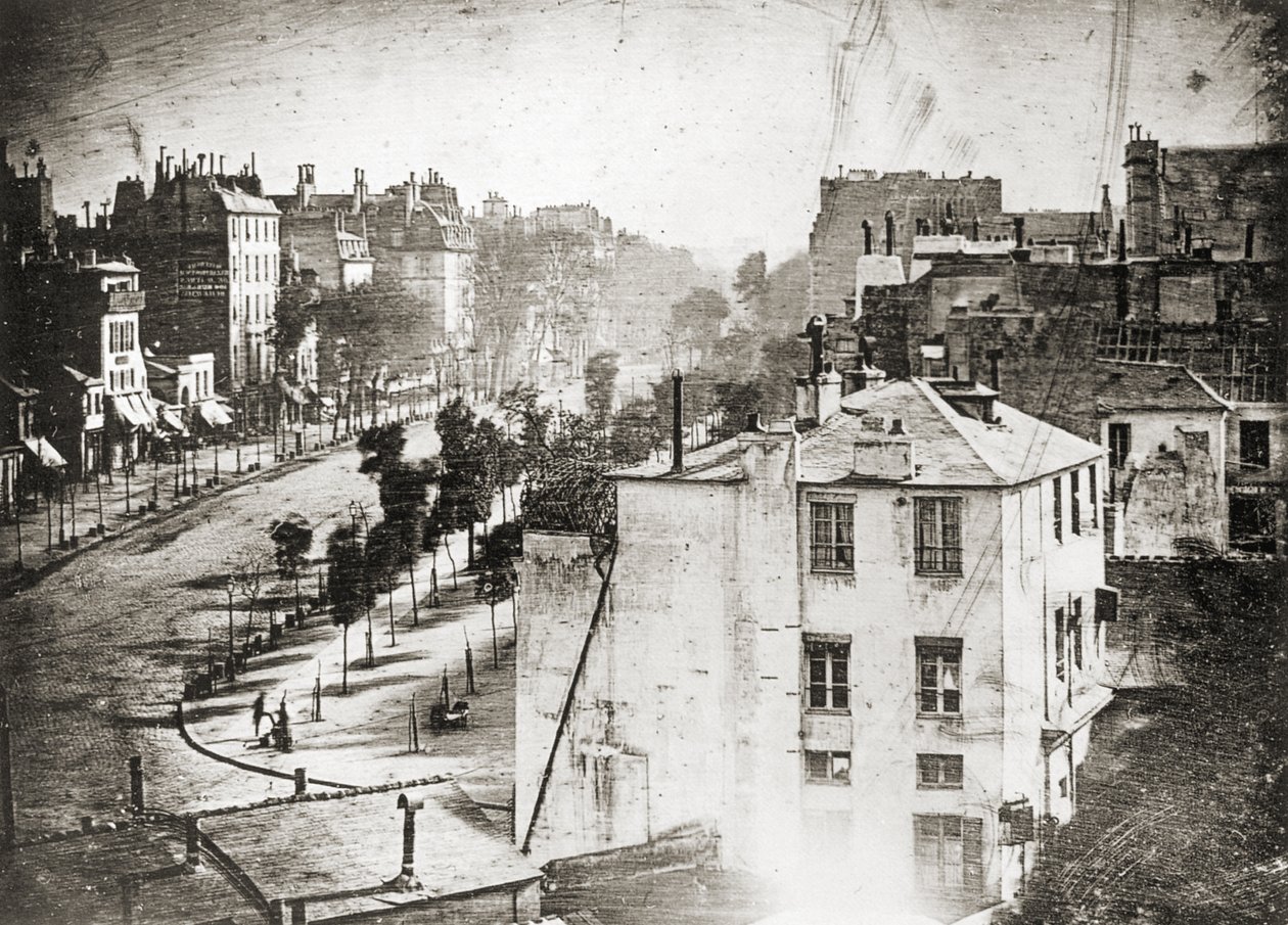 Boulevard du Temple por Daguerre de Louis Jacques Mande Daguerre