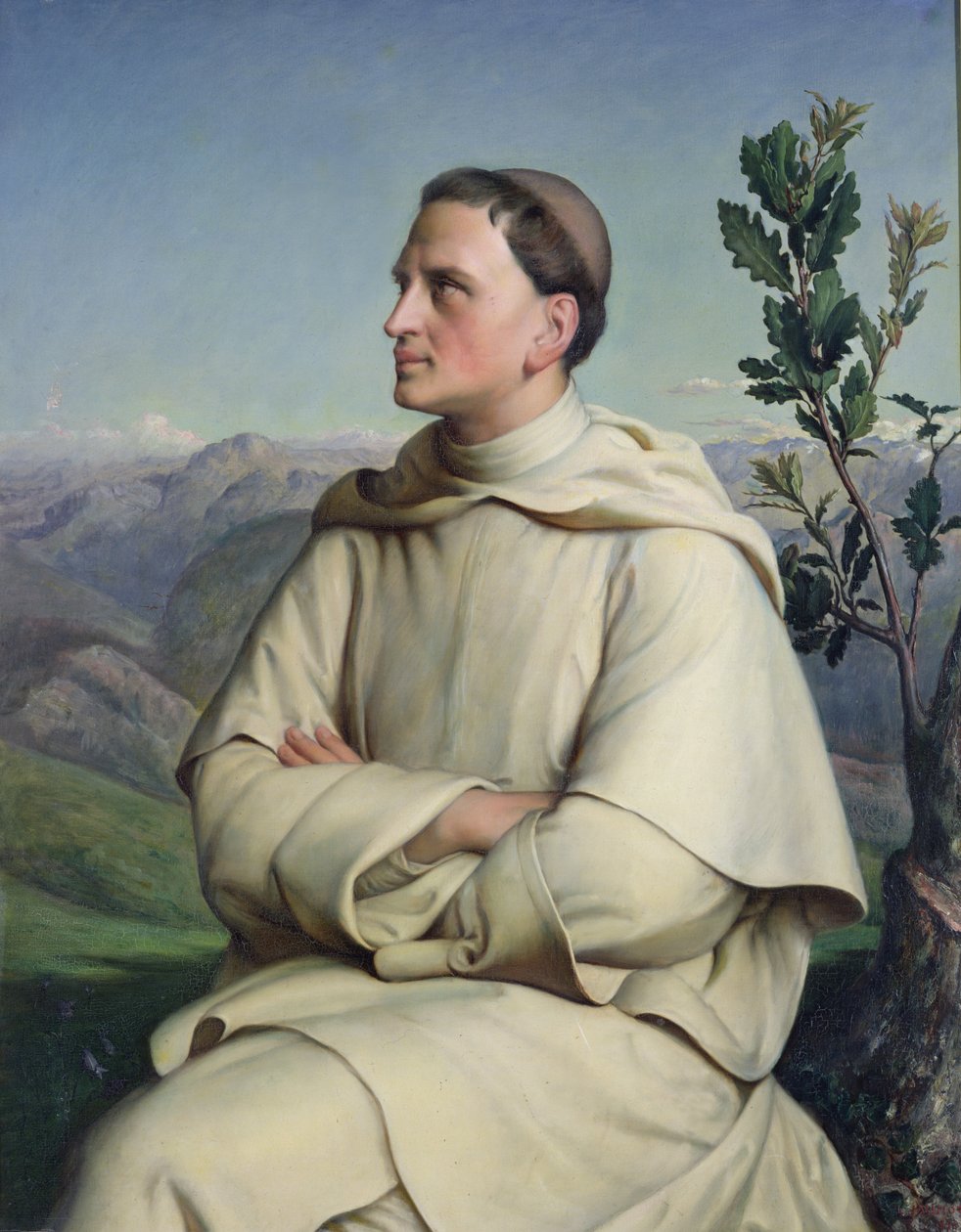 Henri Lacordaire (1802-61) em Sorreze, 1847 de Louis Janmot