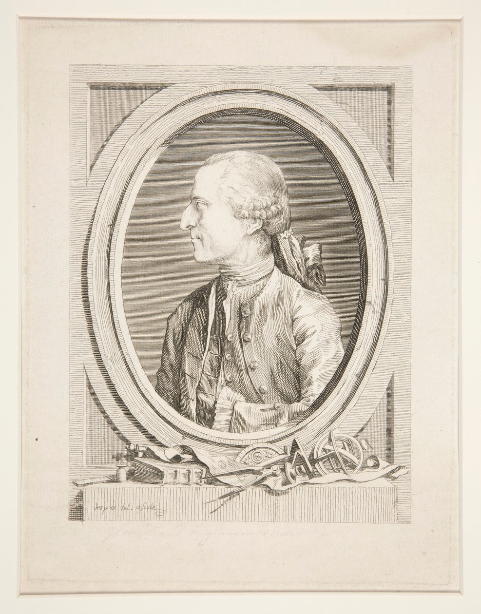 Retrato de Antoine de Ch?sie de Louis Jean Desprez