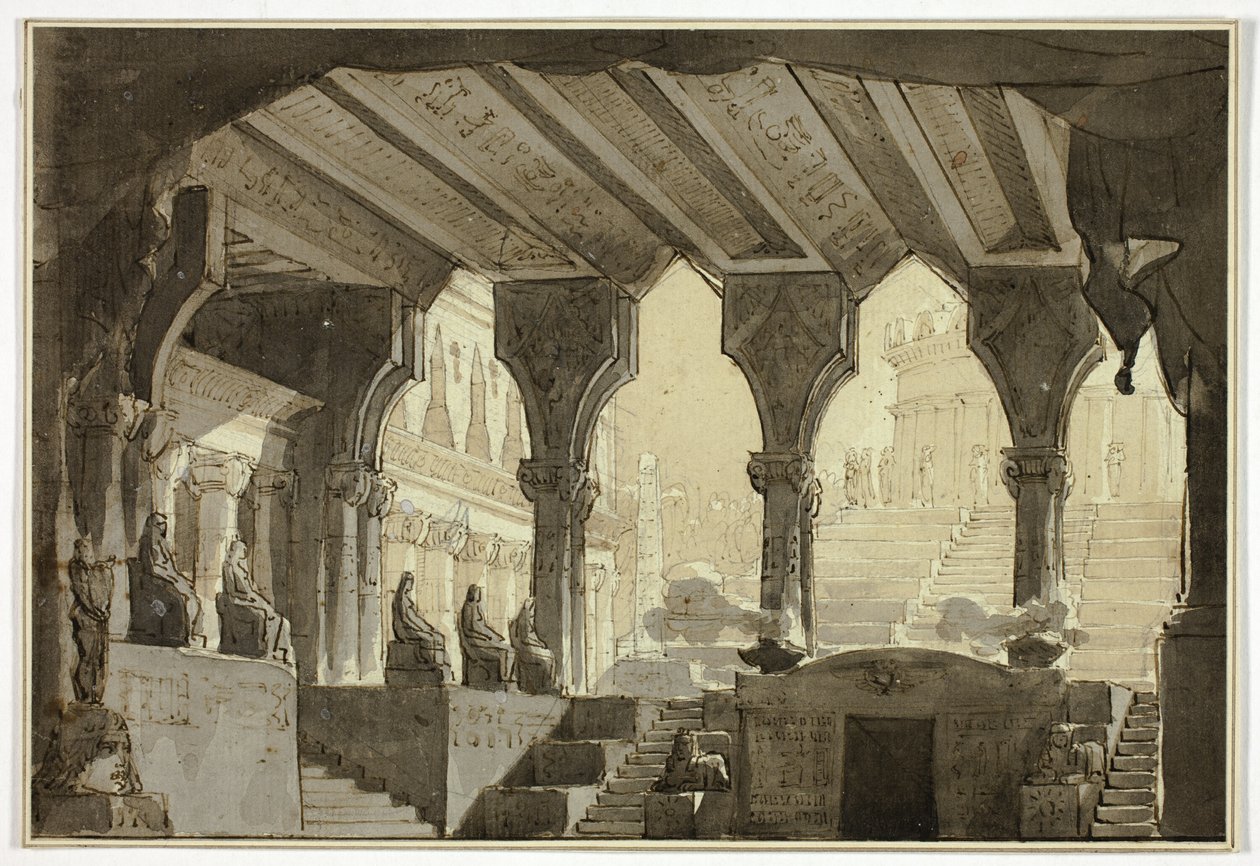 Conceção do palco de Louis Jean Desprez