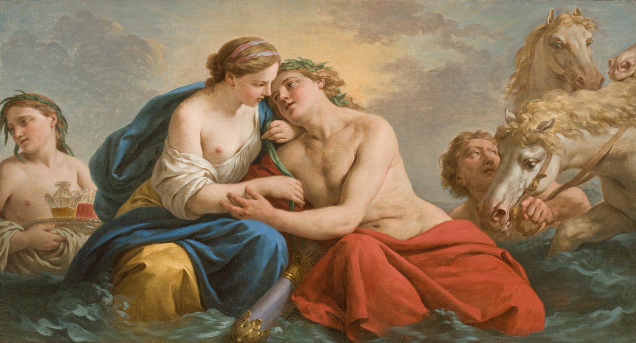 Apolo no seio de Tétis de Louis Jean Francois I Lagrenee