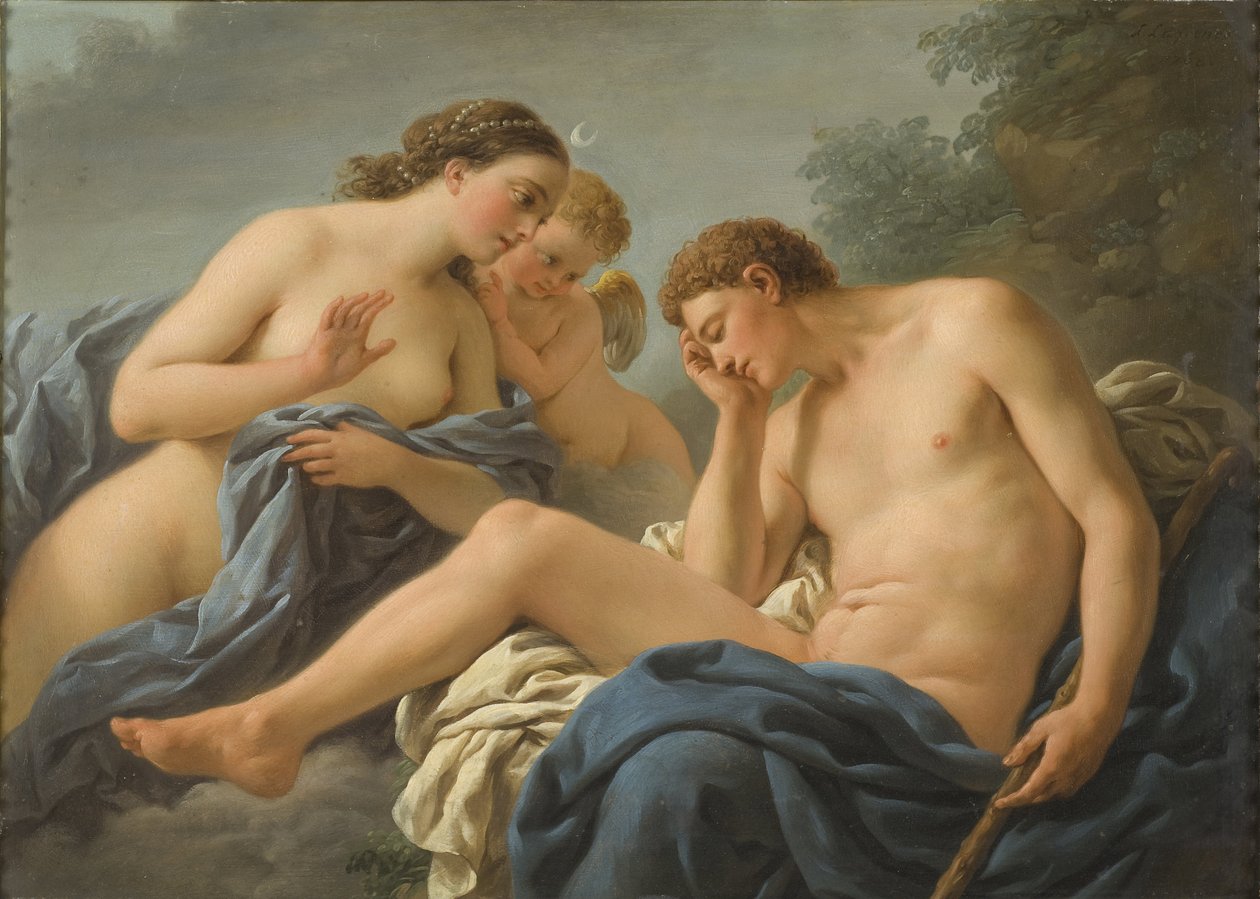 Diane et Endymion - Diana e Endymion, de Lagrenee, Louis Jean Francois, dit l