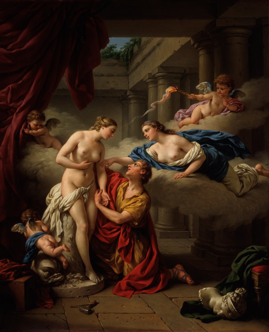 Pygmalion e Galatea, 1777. de Louis Jean François Lagrenée