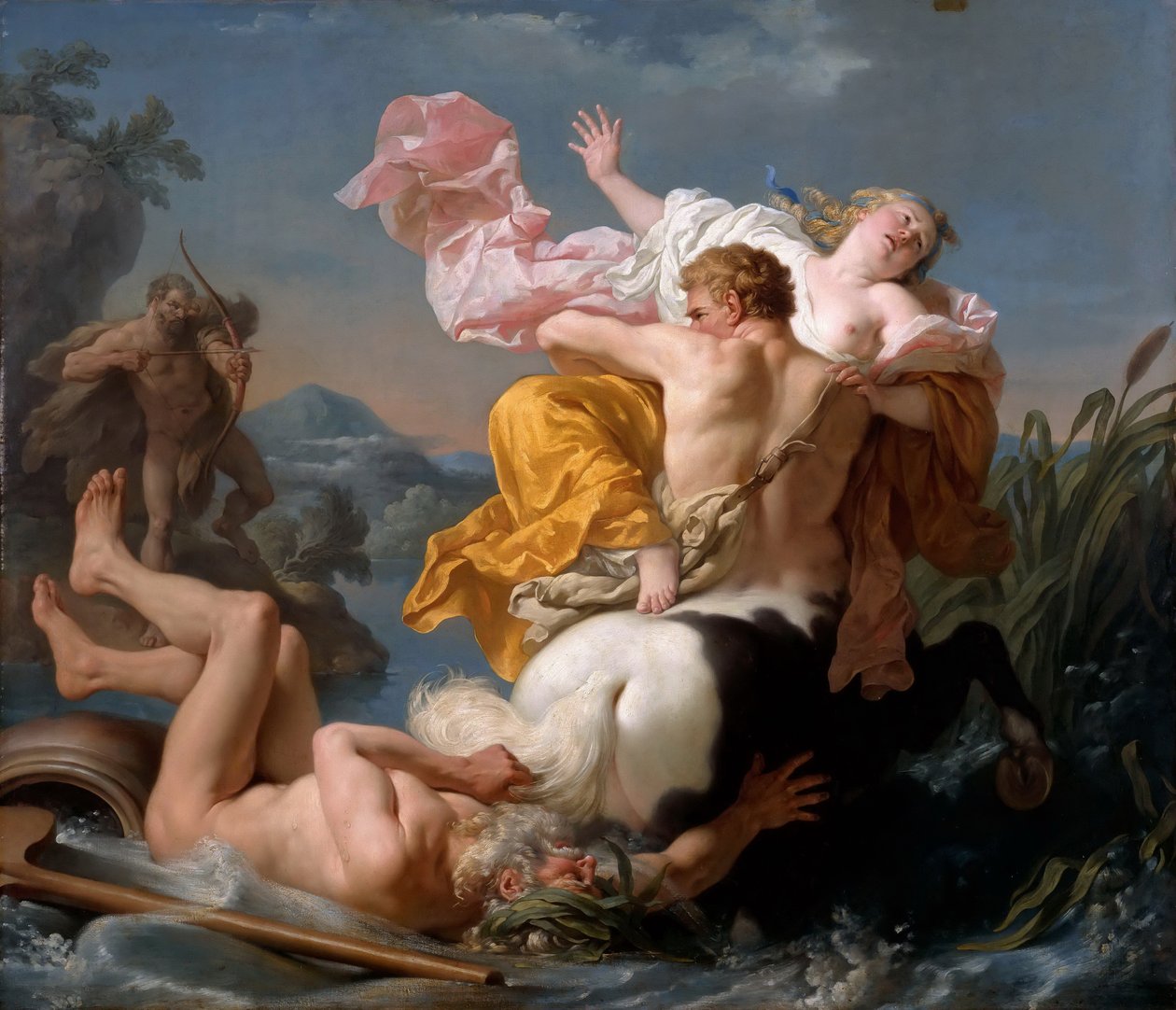O Rapto de Deianeira pelo Centauro Nessus de Louis Jean François Lagrenée